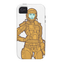 Madame Cosmonaut No.1 Coques iPhone 4