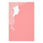 Madame dans le rose motifs pour papier à lettre