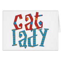 Madame de chat cartes