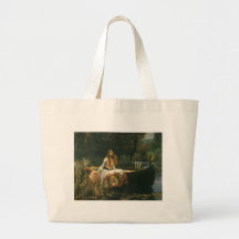 Madame de Shalott (sur le bateau) par le château d Sac Fourre-tout