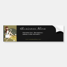 Madame élégante adhésif pour pare-chocs adhésifs pour voiture