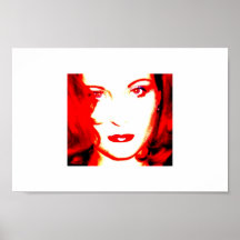 Madame en rouge posters