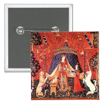 "Madame et la licorne " Badge