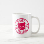 Madame folle de chat mug à café