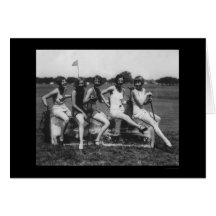 Madame Golfers Love Ice 1926 Cartes
