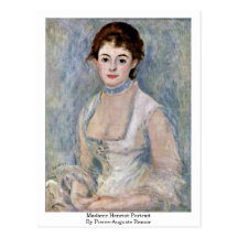 Madame Henriot-Portrait By Pierre-Auguste Renoir Carte Postale