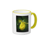 Madame jaune pantoufle tasse