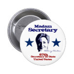 Madame le secrétaire badges avec agrafe