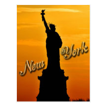 Madame Liberty, New York City, NY Etats-Unis Cartes Postales