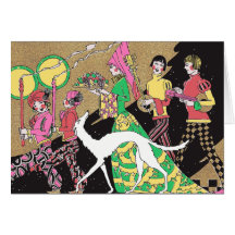 Madame médiévale de Deco avec des arrêtoirs et un  Carte