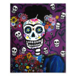 Madame mexicaine jour de la peinture morte photo sur toile