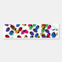 Madame mignonne Bug Design Autocollant Pour Voiture