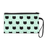 Madame Mint Wristlet de chat sacs baguettes