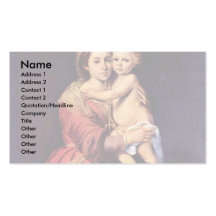 Madame Of The Rosary Cartes De Visite Personnelles