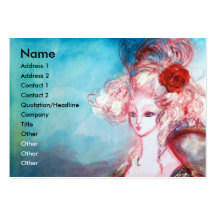 MADAME POMPADOUR, beauté, salon, spa, maquilleur Cartes De Visite Personnelles