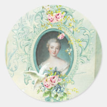 Madame Pompadour Passionannte Singing Bird Adhésif