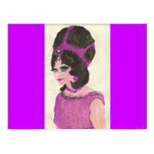Madame rose carte postale