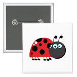 Madame rouge intelligente Bug Badge Avec Épingle