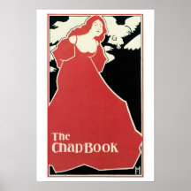 Madame vintage de rouge de magazine de Nouveau d'a Posters