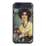 Madame vintage rose snob Fashion de Paris de papil Étui iPhone 5