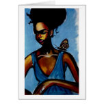 Madame With Butterfly Cartes