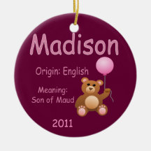 Madison/photo Ornement De Noël
