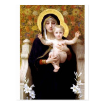 Madona avec la peinture antique de Bouguereau de l Cartes Postales