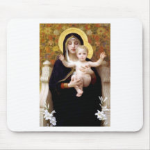 Madona avec la peinture antique de Bouguereau de l Tapis De Souris
