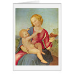 Madonna de la Chambre de Colonna par Raffael Cartes De Vœux