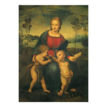 Madonna du chardonneret, art de Renaissance de Rap Invitation Personnalisable