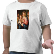 Madonna et enfant avec deux anges, 1770-73 t-shirts