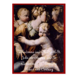 Madonna et enfant avec St John - carte de courrier Carte Postale