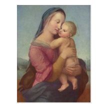 Madonna et enfant (les rythmes Madonna) par Raphae Cartes Postales