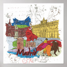 Madrid Affiche