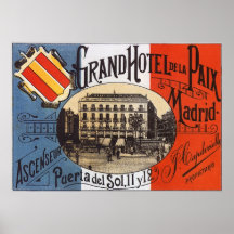 Madrid Espagne Affiches