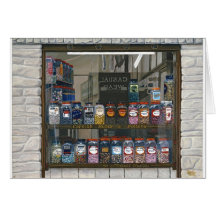magasin de sucrerie, sucrerie. beaux-arts, peintur carte de vœux