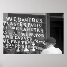 Magasin d'occasion Window, 1938 Posters