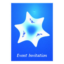 Magen Lavan (étoile blanche) Cartons D'invitation