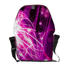 Magenta abstrait besaces