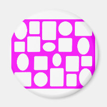 Magenta de paysage de cadre de tableau le MUSÉE Za Magnets