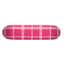 Magenta de plaid plateaux de skate