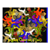 Magi joyeux de danse - Tesselated Photographies D’art