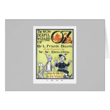 Magicien d'Oz Cartes De Vœux