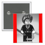 Magicien mauvais Minifigure fait sur commande avec Badges Avec Agrafe