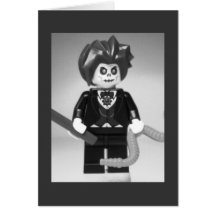 Magicien mauvais Minifigure fait sur commande avec Cartes