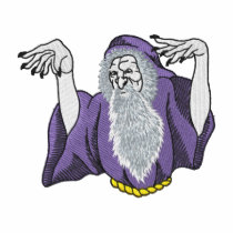 Magicien polos brodés