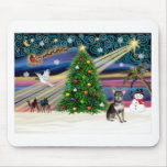 Magie-Chiwawa Bleu-Tan de Noël Tapis De Souris