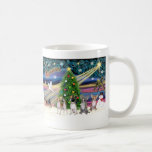 Magie-Chiwawas de Noël (quatre) Mugs À Café