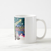 Magie de Chrstmas - six chats (variété) Tasses À Café