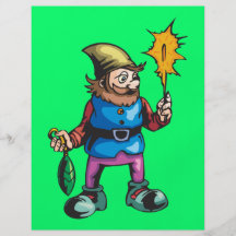 Magie de Père Noël Elf Prospectus Avec Motif
